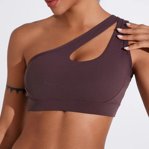 Brassière Sport Femme – Une Épaule | Yoga & Fitness | S à XL