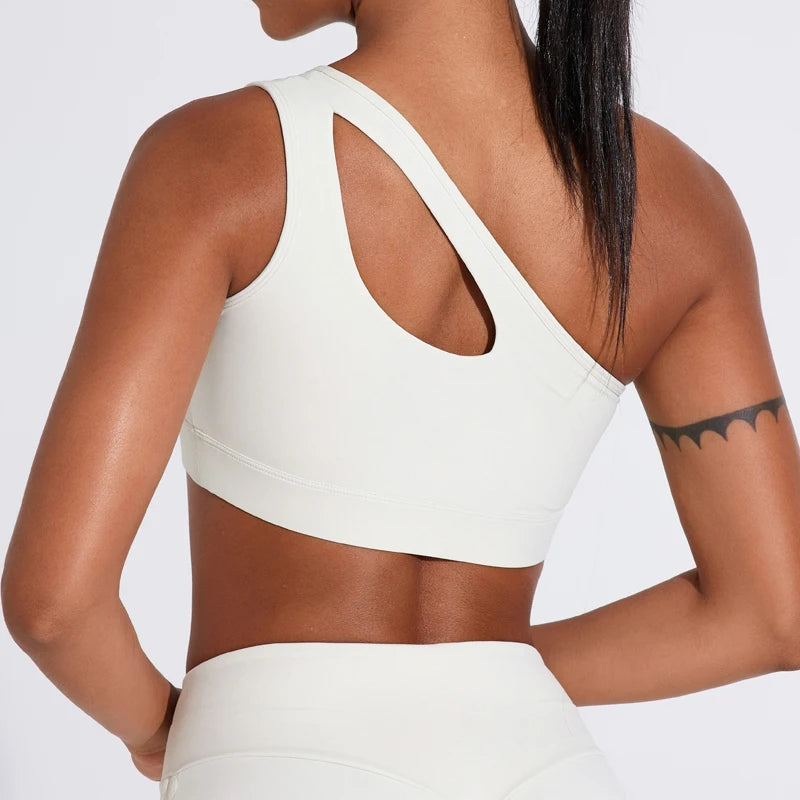 Brassière Sport Femme – Une Épaule | Yoga & Fitness | S à XL